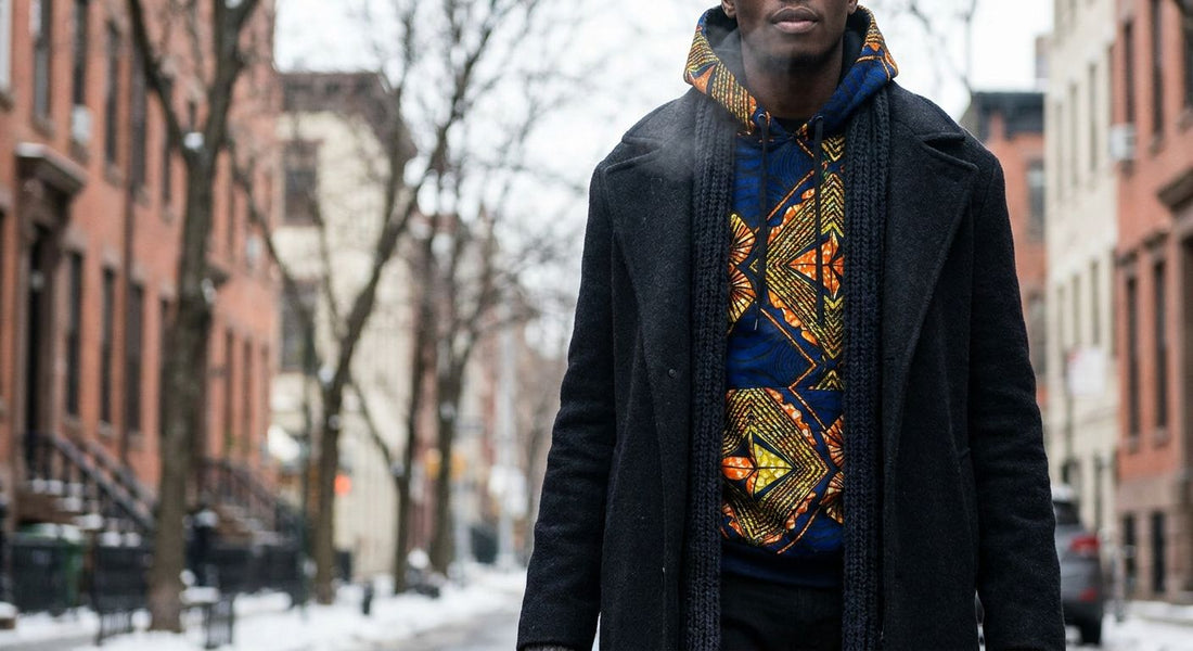 Ankara hoodies for layering in cold climates
