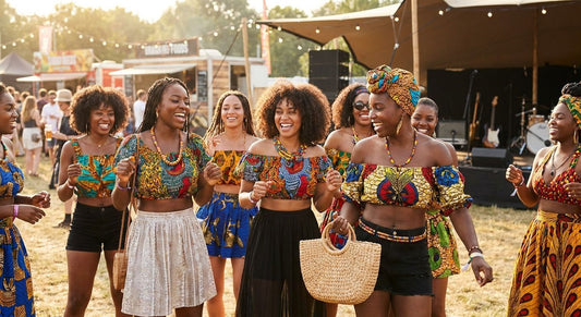 Ankara crop tops for summer festival looks