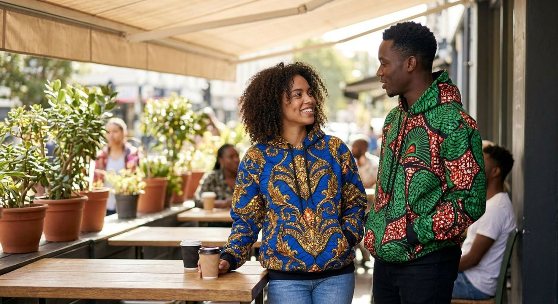 Unisex ankara hoodies for gender-neutral fashion