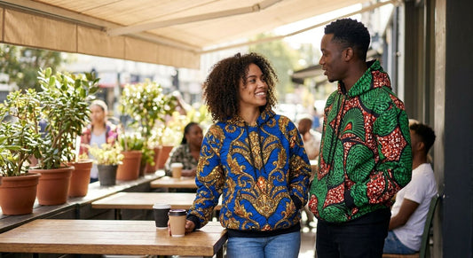 Unisex ankara hoodies for gender-neutral fashion