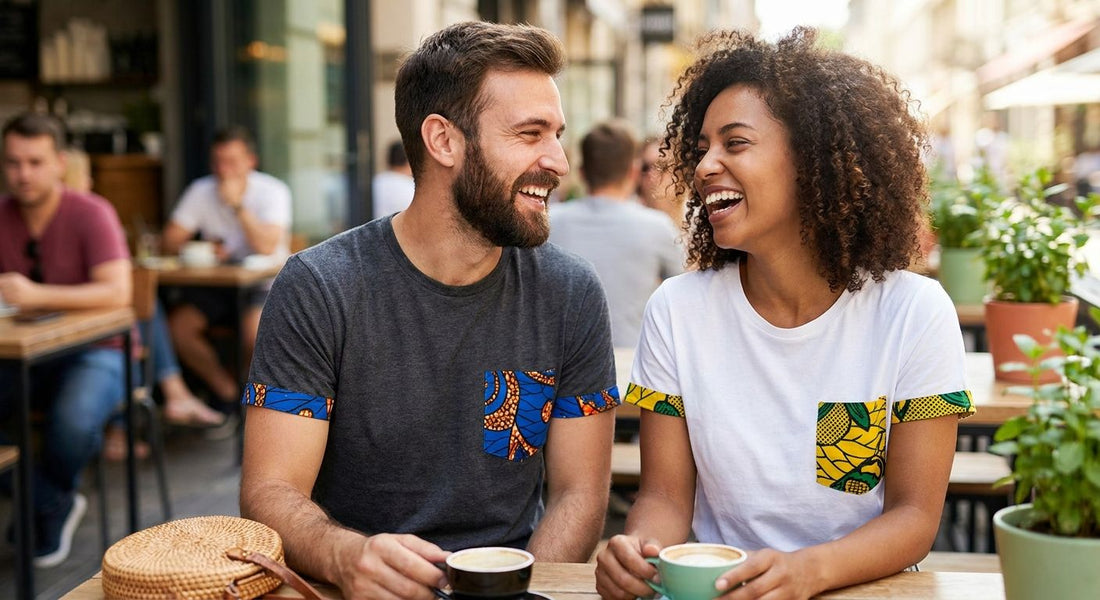 Unisex ankara tees for everyday casual style