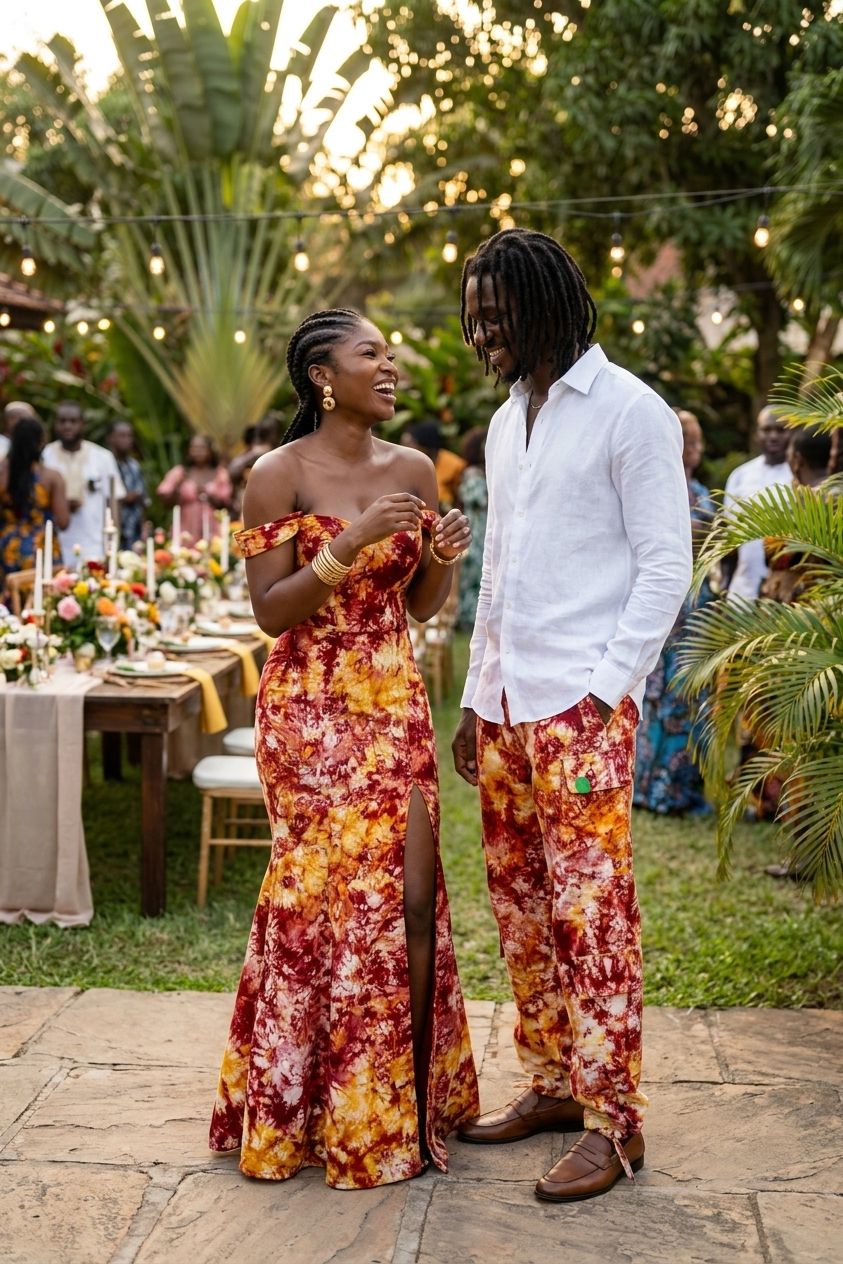 Ankara party outfits for African weddings and events