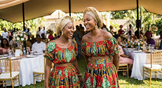 African print crop tops for owambe parties